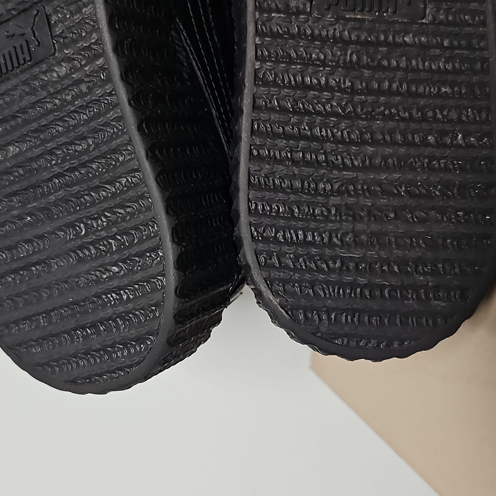 Women's Black Platform Sneakers - Picture 9 of 16